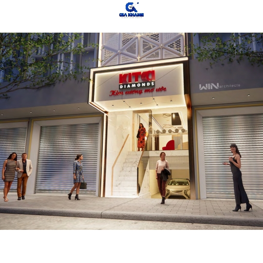 Dự Án:  Showroom Kim Cương | Quân 1