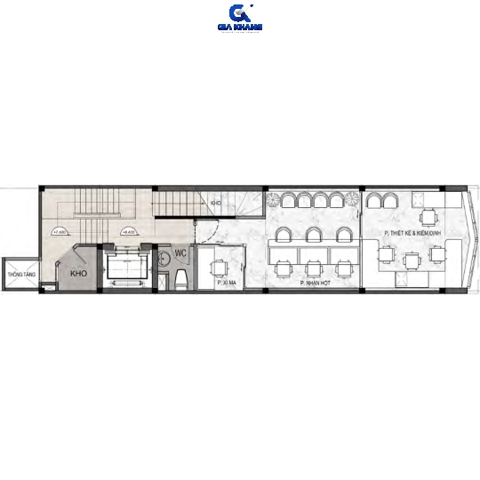 Dự Án:  Showroom Kim Cương | Quân 1