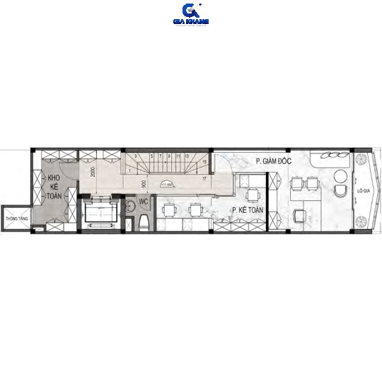 Dự Án:  Showroom Kim Cương | Quân 1