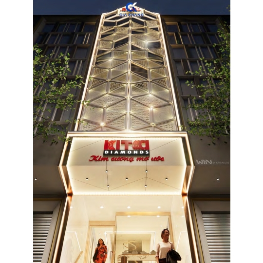 Dự Án:  Showroom Kim Cương | Quân 1